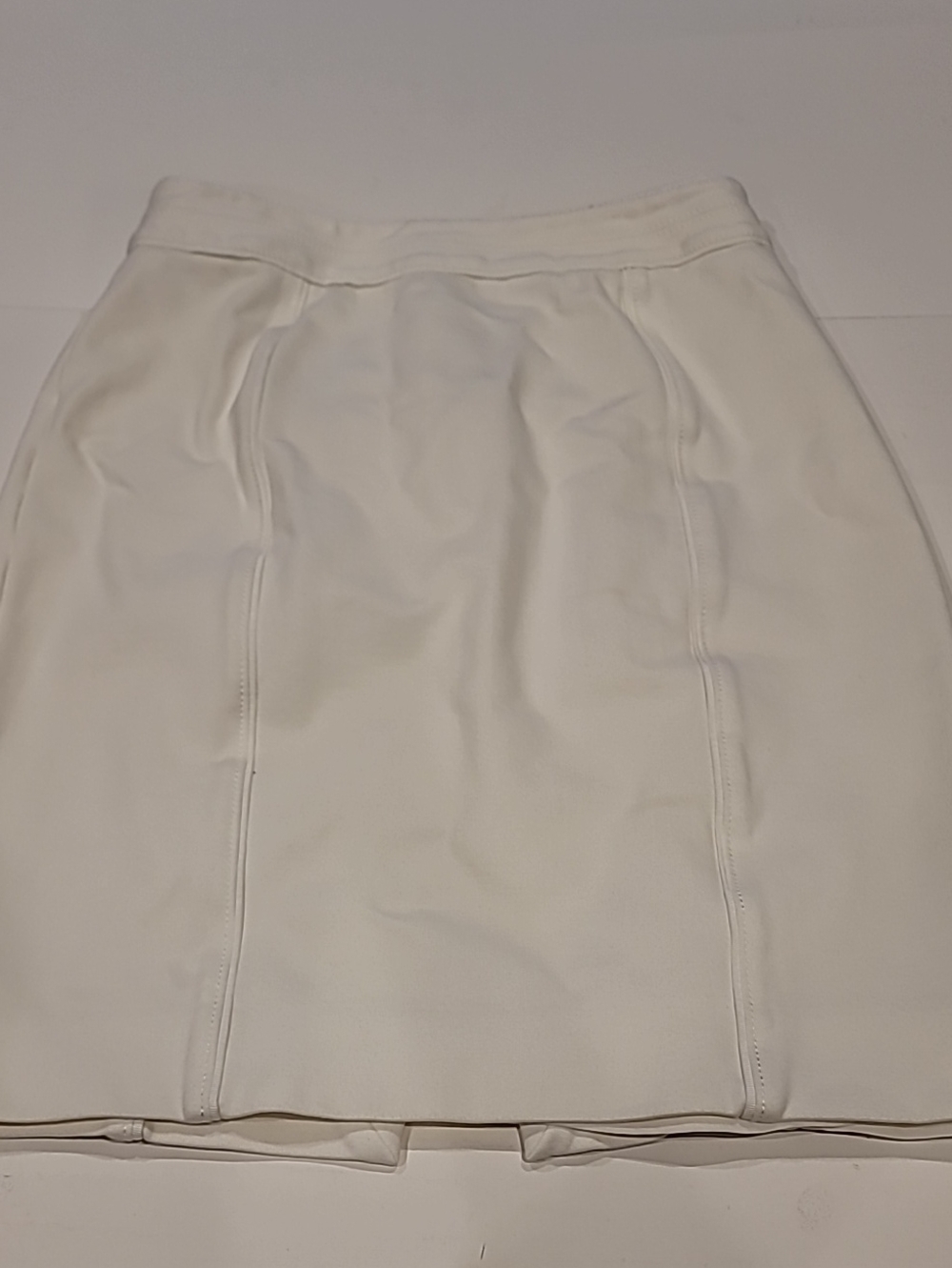 White House Black Market White Ponte Mini Skirt 6 - Picture 4 of 12